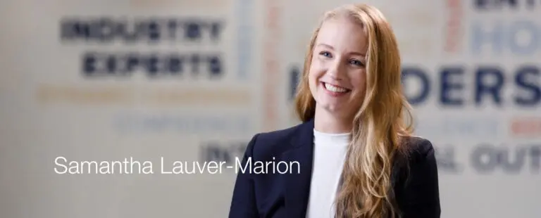 ขอแนะนำผู้สอน ซาแมนธา ลอเวอร์ มาริออน