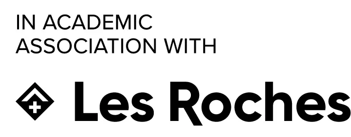 AIHM LOGO in accademic association with les roches
