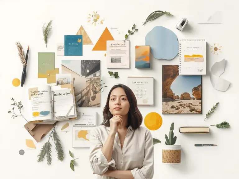 AYoung woman reflecting on personal goals and life inventory while learning how to plan her career.