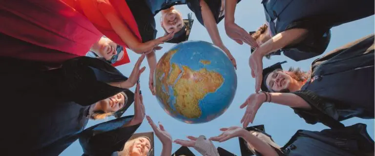 Students preparing for a study abroad pathway to international universities through NCUK programmes at AIHM College Bangkok.