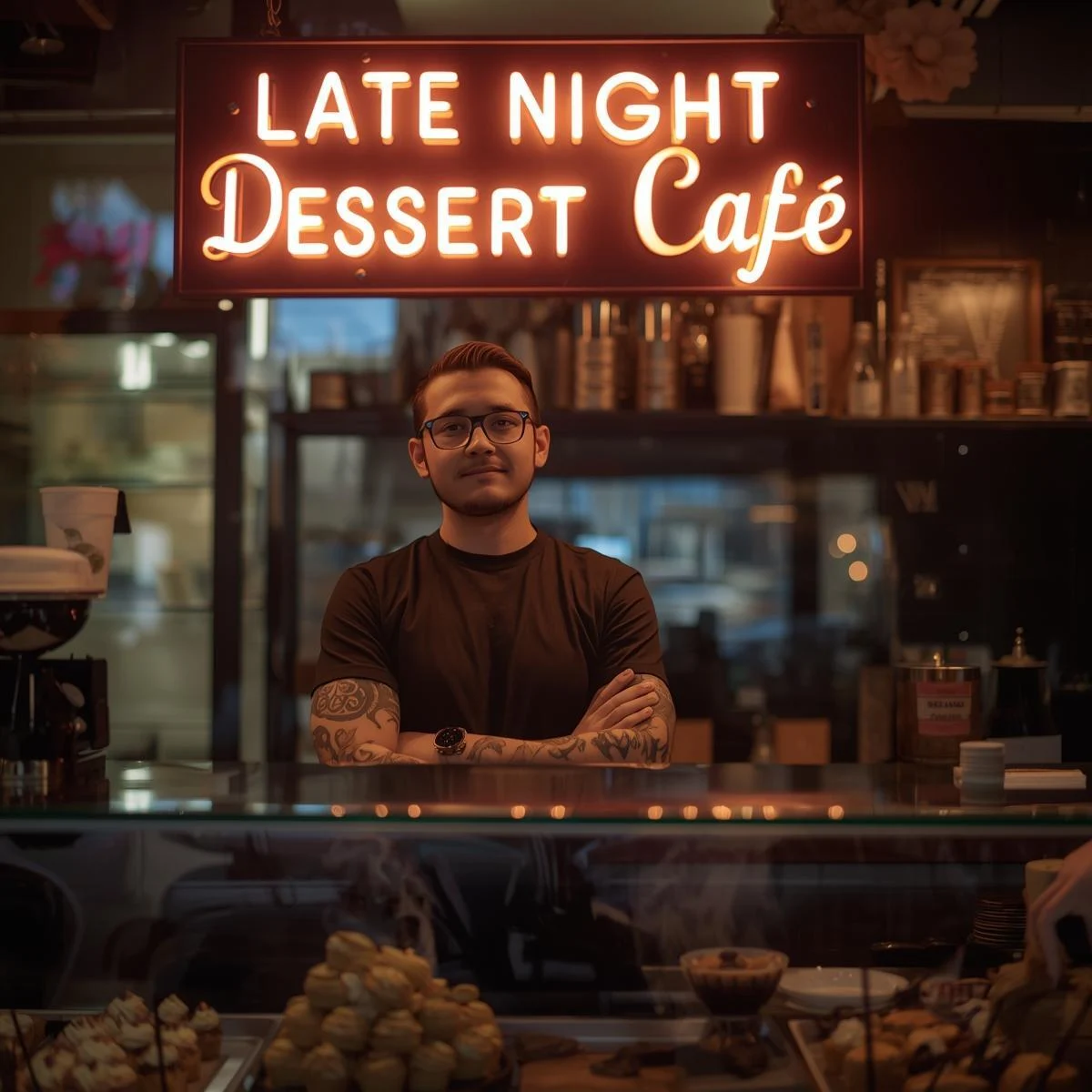 The barista who launches a late night dessert café because no one else serves that niche. (1)
