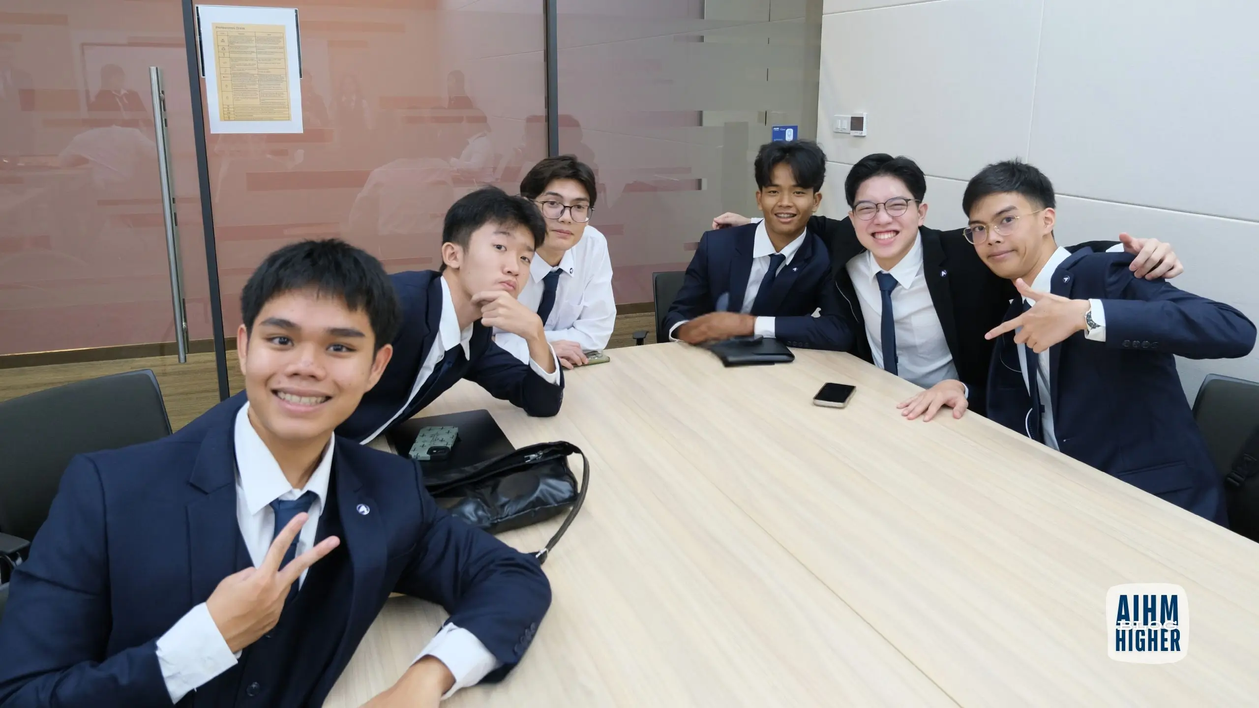 Hospitality students building friendships during their first days at AIHM